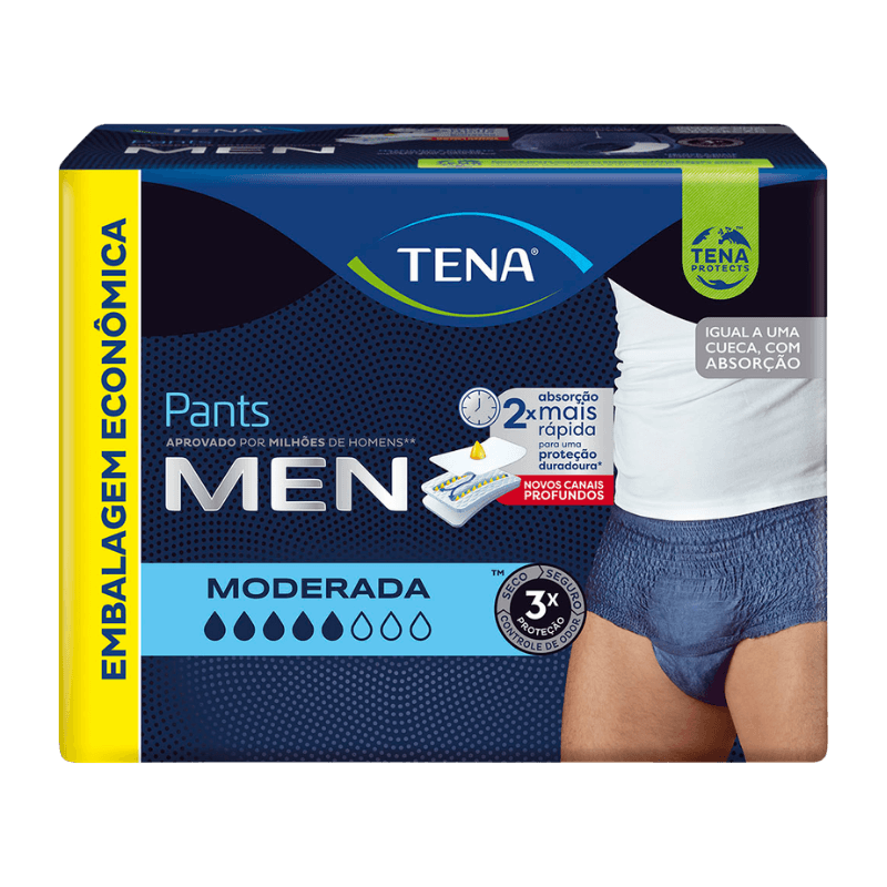ROUPA ÍNTIMA TENA PANTS MEN